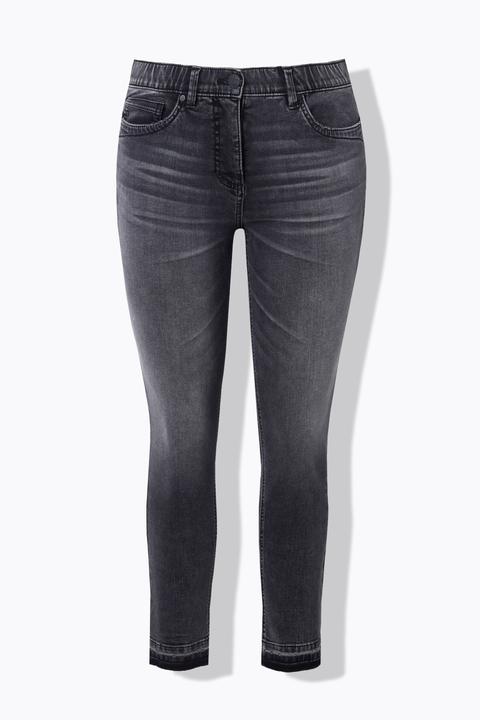 Actual product image Ulla Popken Raw Edge Stretch Fit Jeans (48)