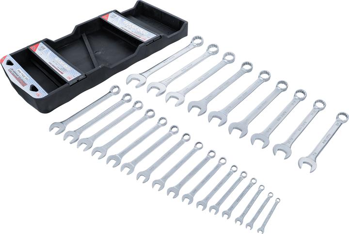 Actual product image BGS Combination Spanner Set Inch Sizes 1/4" - 1.1/4" 25 pcs. (11/32", 9/16", 19/32", 5/8", 9/32", 15/16", 3/8", 5/16", 7/8", 13/16", 3/4", 1/4", 1/2", 11/16", 7/16", 1", 25/32")
