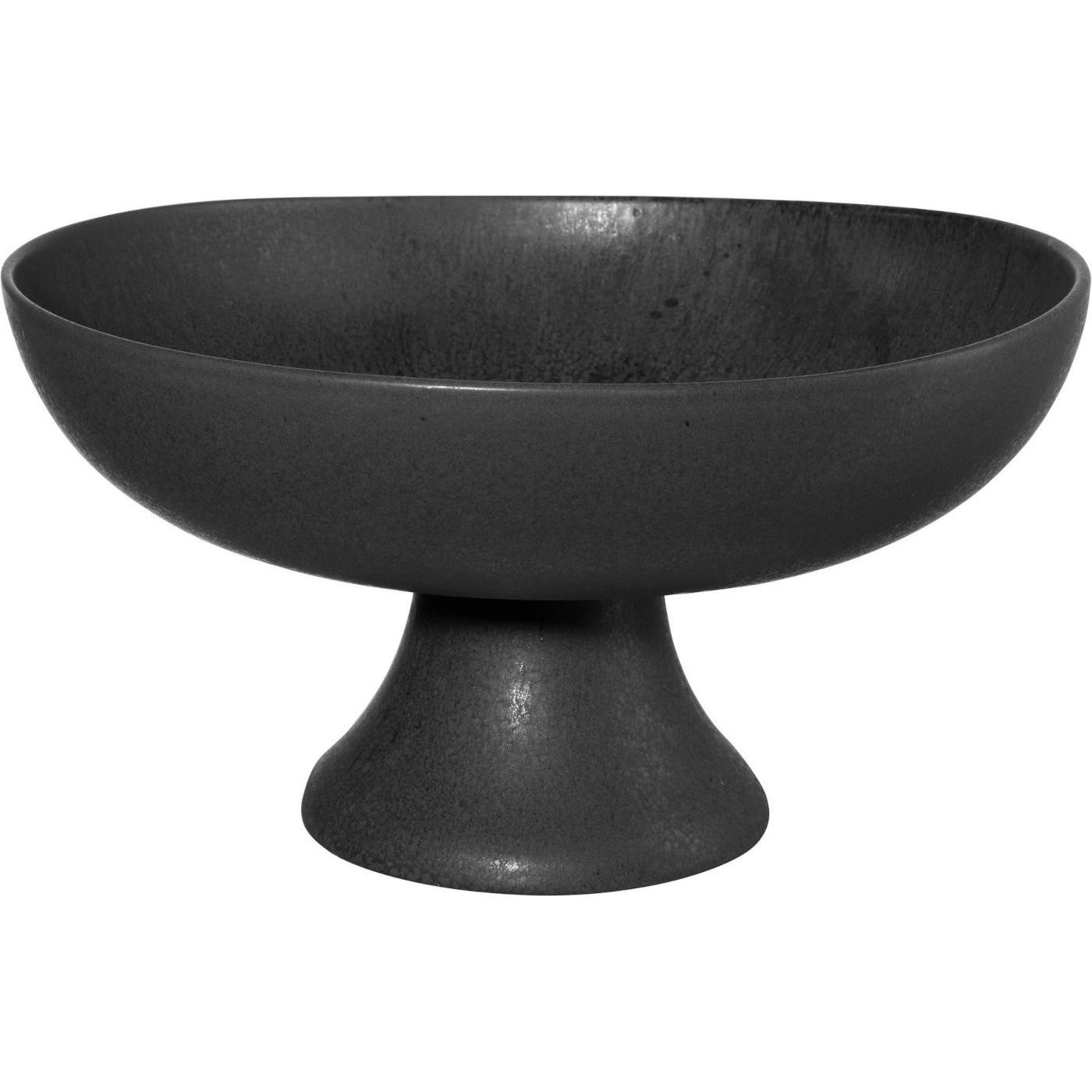 ASA Selection, Dekoschale, Grande Obstschale auf Fuss black iron 33cm