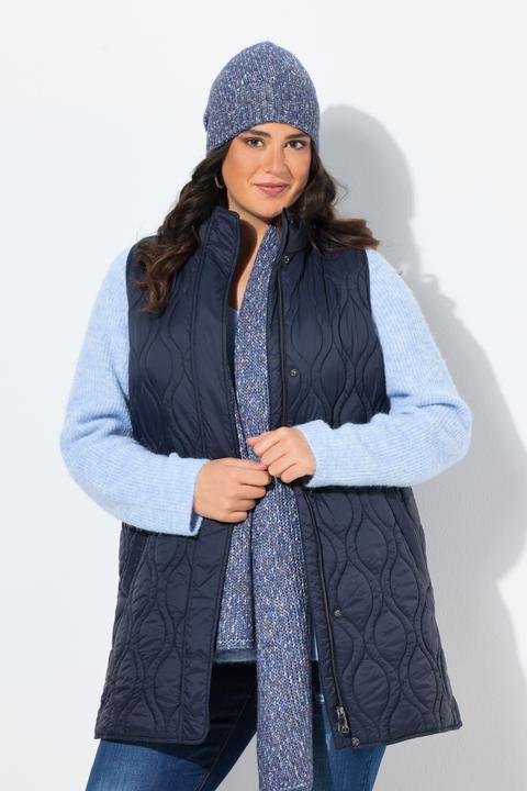 Produktbild Ulla Popken HYPRAR Steppweste, A-Linie, 2-Wege-Zipper, recycelt (60)