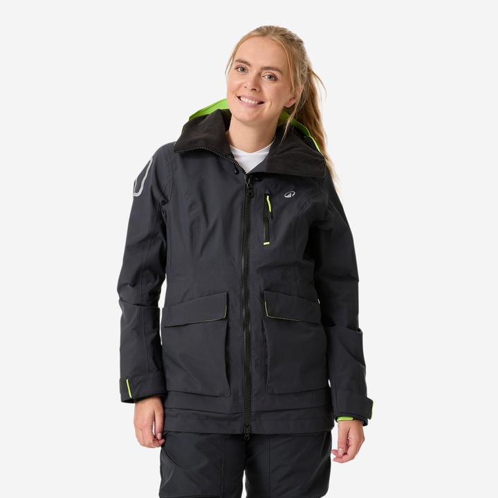 Actual product image Tribord Women’s sailing jacket - Sailing 500 dark grey (M)