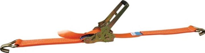 Productafbeelding Dolezych Spanband DIN EN 12195-2 Lengte 6 m Breedte 50 mm Tandwielratel + spitse haak LC U 5000 daN