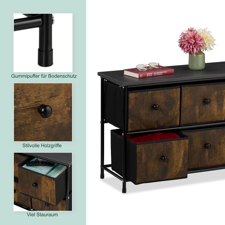 Image du produit Relaxdays Sideboard (87 x 32 x 51 cm)