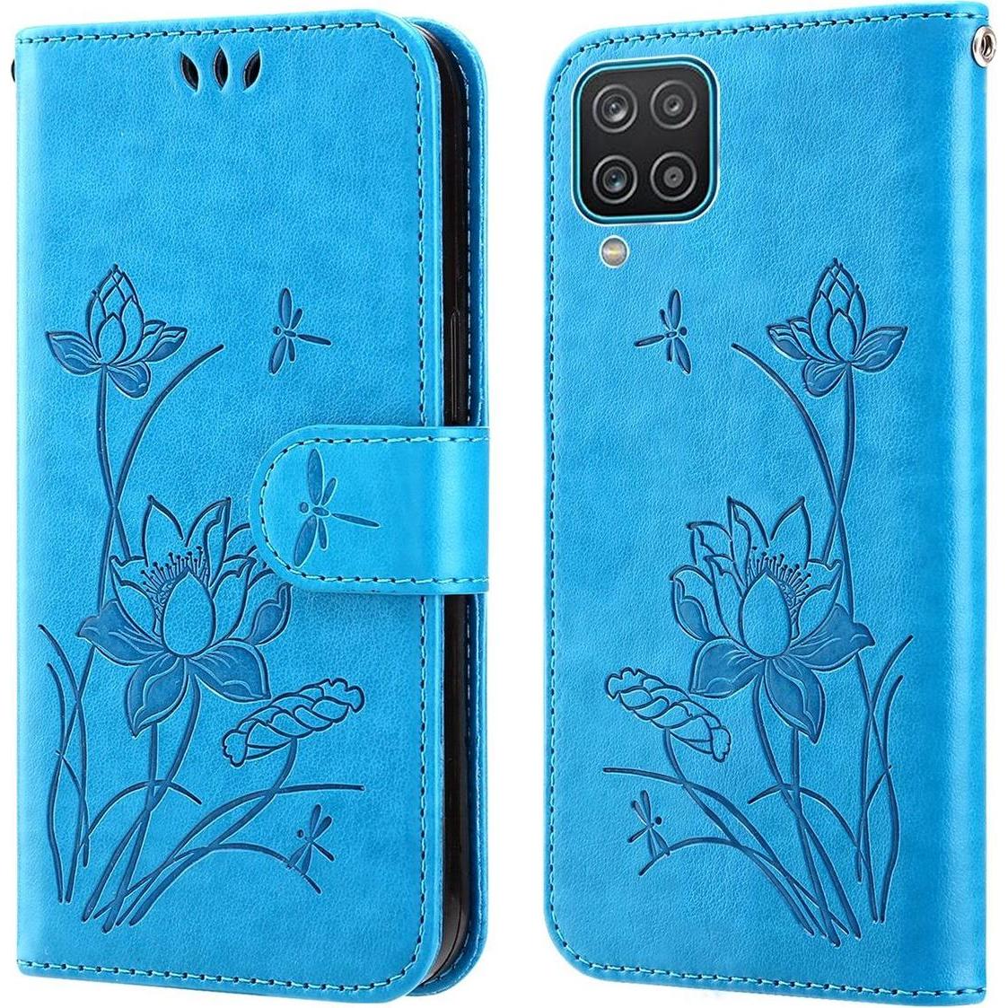 König Design Hülle Handy Schutz für Samsung Galaxy A12 Case Cover Tasche Etuis Bumper Wallet (Samsung Galaxy A12), Smart...