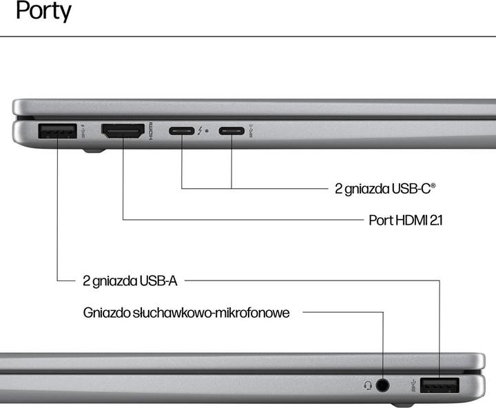 Immagine prodotto HP Envy x360 2-in-1 Laptop 14-fa0400nw (14", 512 GB, 16 GB, DE, AMD Ryzen 5 8640HS)