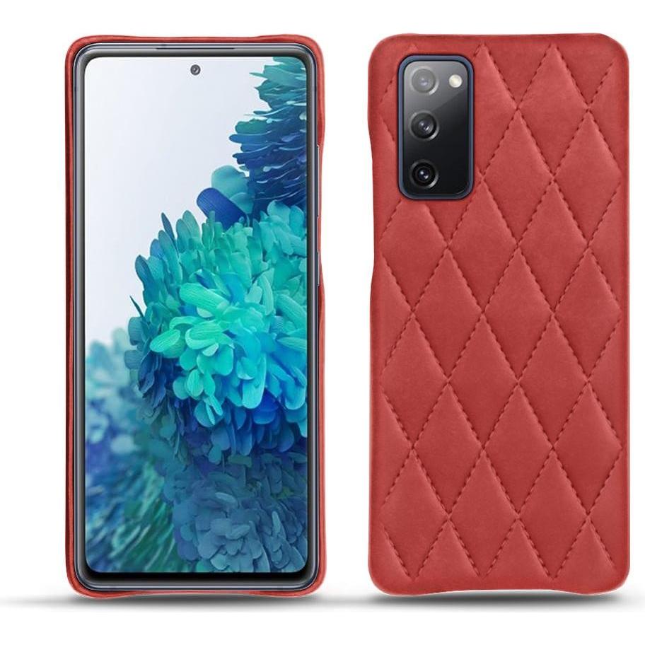 Thumbnail - Noreve Lederschutzhülle (Samsung Galaxy S20 FE), Smartphone Hülle, Rot