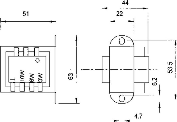 Produktbild Visaton 100 V - Übertrager TR 84