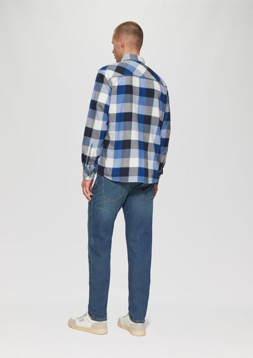 Image du produit S.Oliver Hemd Regular Fit: Kariertes Flanellhemd mit Brusttasche (S)
