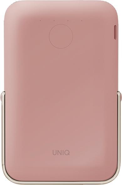 Produktbild Uniq Powerbank Hoveo 5000mAh USB-C 20W PD Fast charge Wireless Magnetic różowy/blush pink (5000 mAh, 20 W)