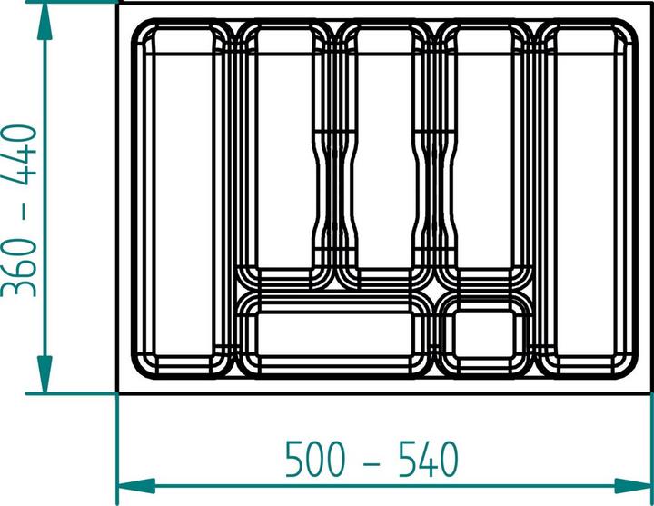 Produktbild Agoform Besteckeinsatz