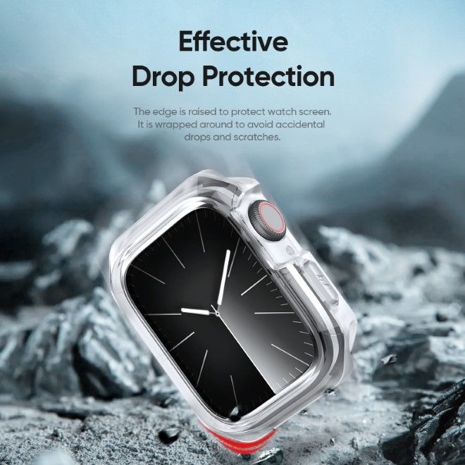 Actual product image Dux Ducis Tamo protective case Apple Watch Series 7/8/9 Case 41mm - Transparent