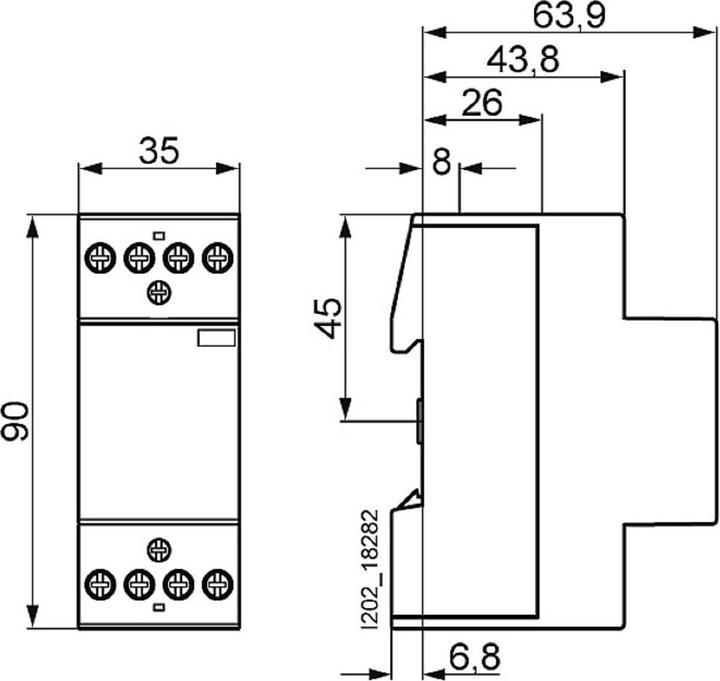Actual product image Siemens Installation contactor 5TT5030-0 4S AC 230 400V 25A 230V DC