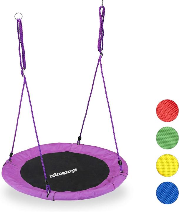 Actual product image Relaxdays 90 cm Nest Swing