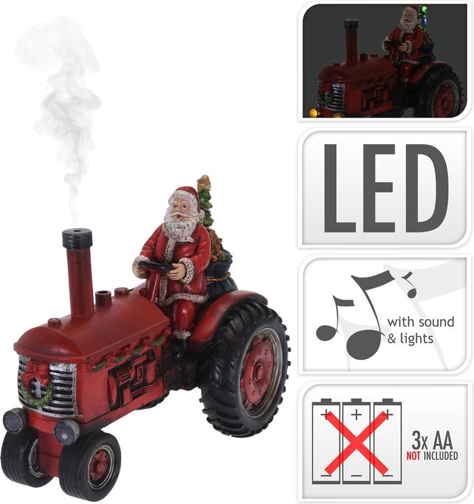 Produktbild FT Weihnachtsmann auf Traktor LEDs
