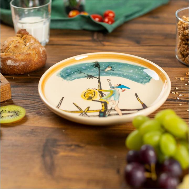 Immagine prodotto Kuhn Rikon Piatto Flurina con uccelli selvatici - Ø 21 cm (1 x, 21 cm)