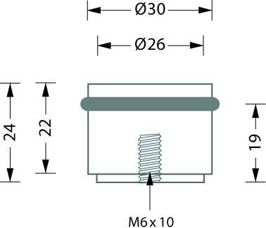 Actual product image Phos Furniture knobs