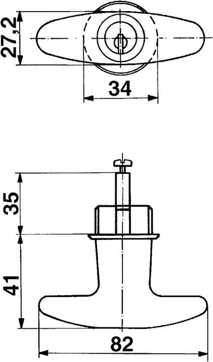 Productafbeelding Heusser Draaigrepen 3401 / 3402 (Deurgreep)
