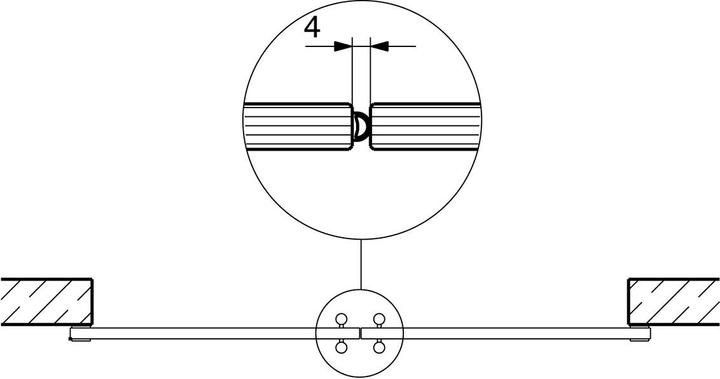 Produktbild HAWA Gummiprofil für Glaskantenschutz