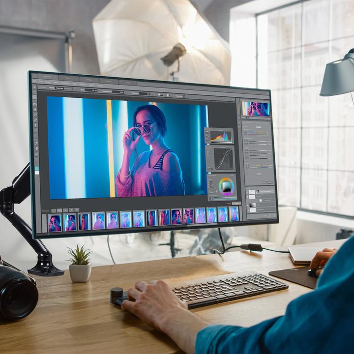 Produktbild Relaxdays Monitorhalterung (Tisch, 27")