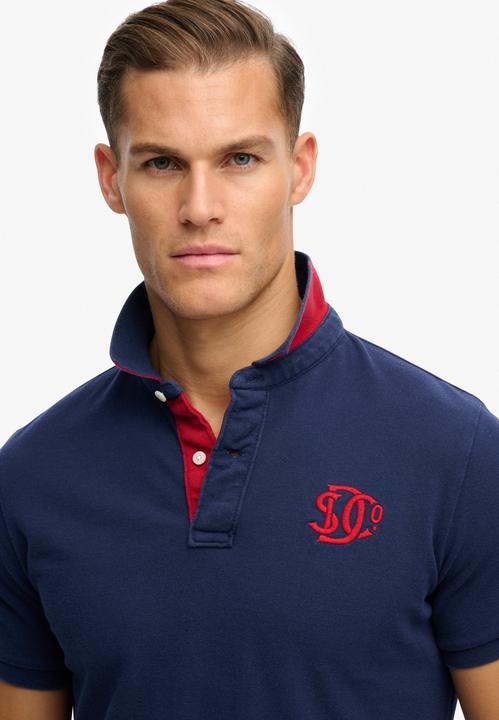Produktbild Superdry Pique Monogram Kurzarm Polohemd (M)