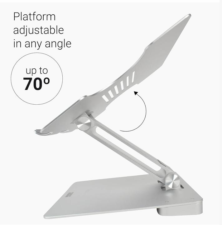 Actual product image Desq Fully Adjustable USB-C Docking Stand with Power Delivery and HDMI
