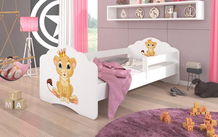 Actual product image ADRK Furniture Bed with mattress and rail CASIMO LION 160x80 (160 x 80 cm)