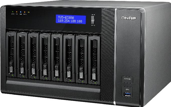 Produktbild QNAP Tvs-Ec880 (Intel Xeon E3-1245)