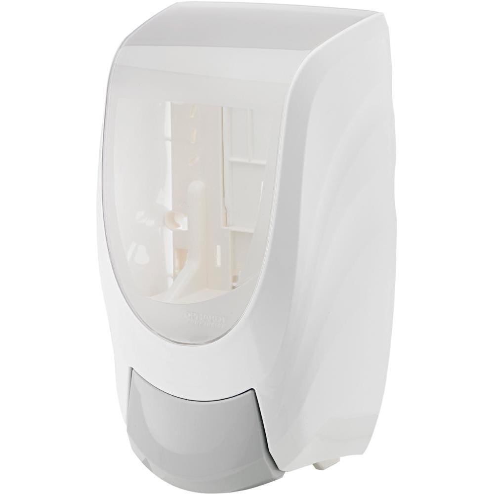 PGP, Seifenspender + Seifenschale, Wandspender Neptune manuell weiss f.1l-Neptuneflaschen