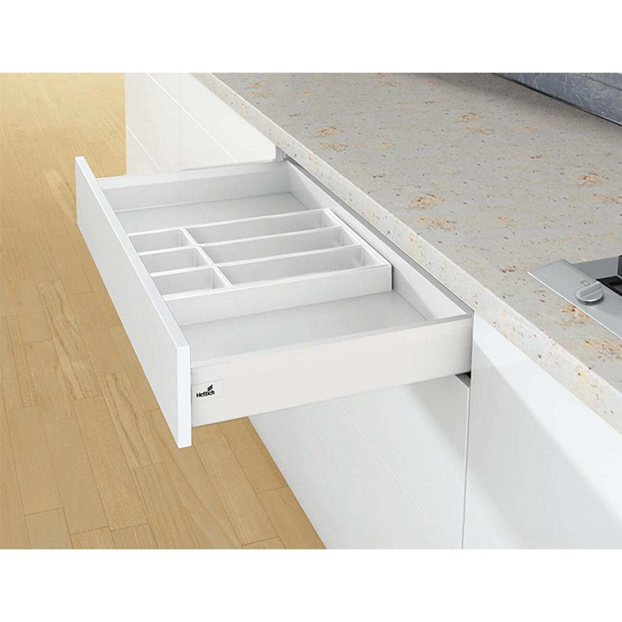 Hettich Besteckeinsätze OrgaTray 470, Besteckkasten, Weiss