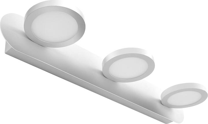 Emke Applique pour miroir avec 3 sources, applique murale, blanc neutre (4200K), blanc (975 lm)