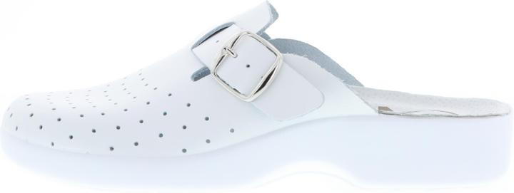 Produktbild Saniflex Herren Clogs Arzt Praxis Arbeitsschuhe EN ISO 20347:2012 OB-E-SRC weiss (45)