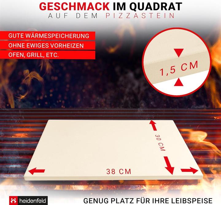 Produktbild Heidenfeld Pizzastein