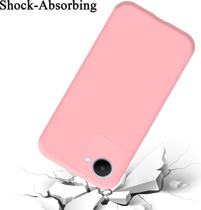Actual product image Cadorabo TPU Liquid Silicone Case Cover for Realme C30 / Narzo 50i PRIME (Realme Narzo 50i Prime, Nokia C30)