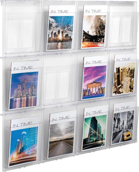 Produktbild Helit Prospekthalter Wandset (A4)