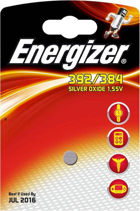 Image du produit Energizer Oxyde d'argent 392/384 (1 pcs, LR41, 44 mAh)