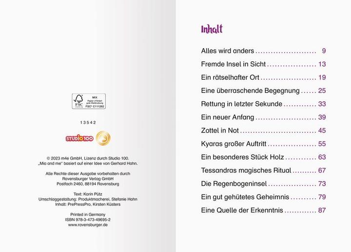 Immagine prodotto Ravensburger Mia and me: Erstleser zur Serie (Tedesco, Karin Pütz, 2023)