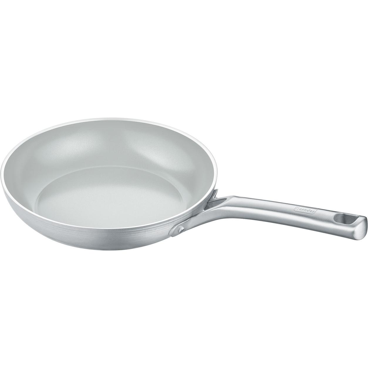 Berndes Bratpfanne B.FREE 24 cm mit Antihaftversiegelung INDUKTION, Pfanne + Kochtopf, Silber