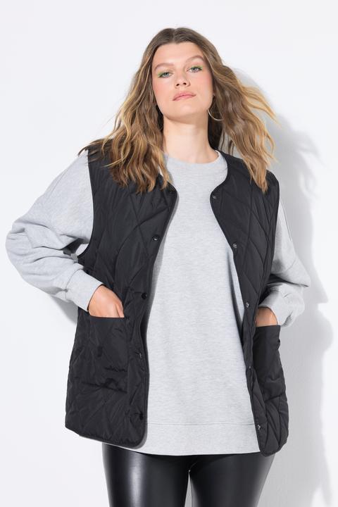 Actual product image Studio Untold Light-Steppweste, Oversize Shape, Druckköpfe (58)