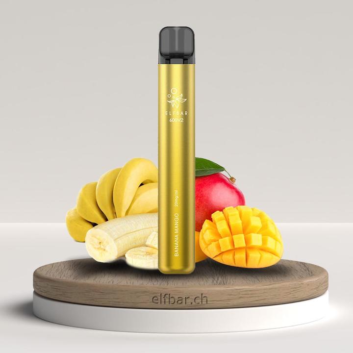 Produktbild Elfbar V2 Banana Mango (600) (Mango, Banane)