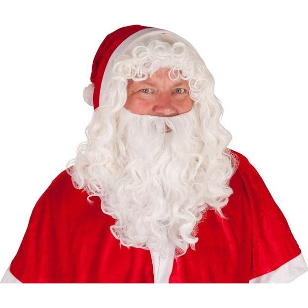 MICA Festival Perücke für Erwachsene - Weihnachtsmann - mit Bart