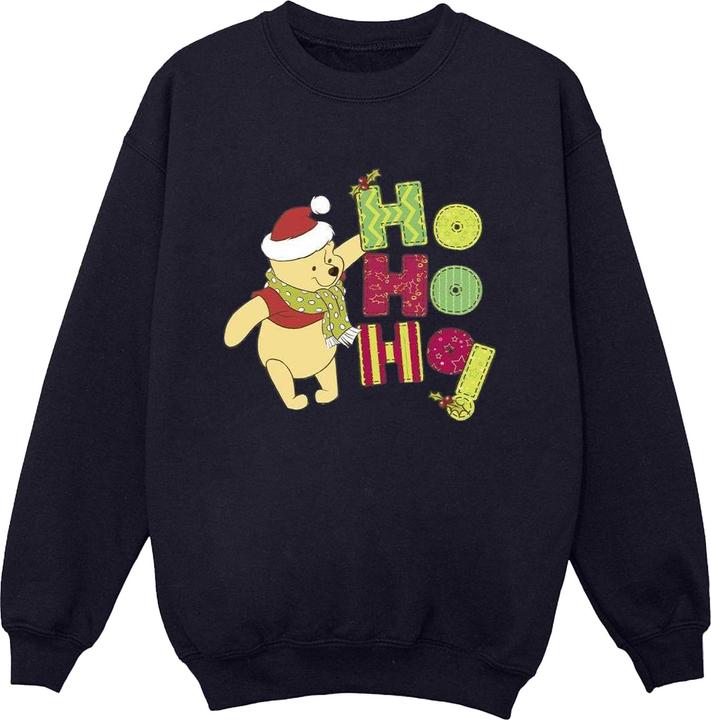 Produktbild Disney Winnie The Pooh Ho Ho Ho Scarf Sweatshirt Jungen (140, 146)