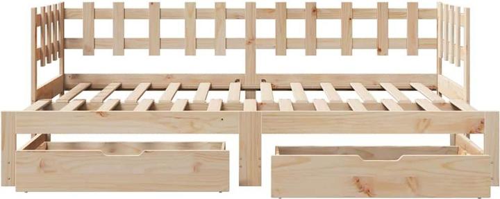 Actual product image vidaXL ausziehbares Tagesbett