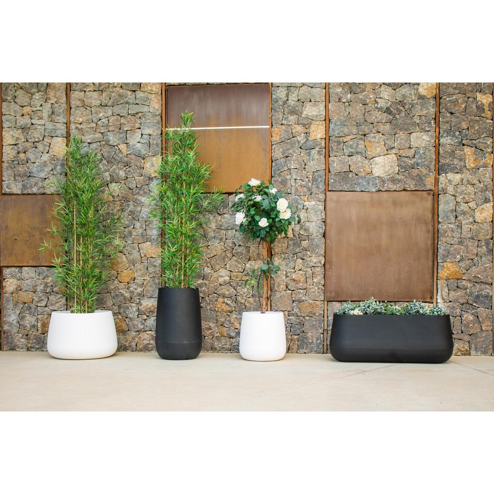 Thumbnail - Newgarden, Blumentopf, CAMELIA High Übertopf, Kübel gross rund, hoch ø39x59cm bronze 54L outdoor
