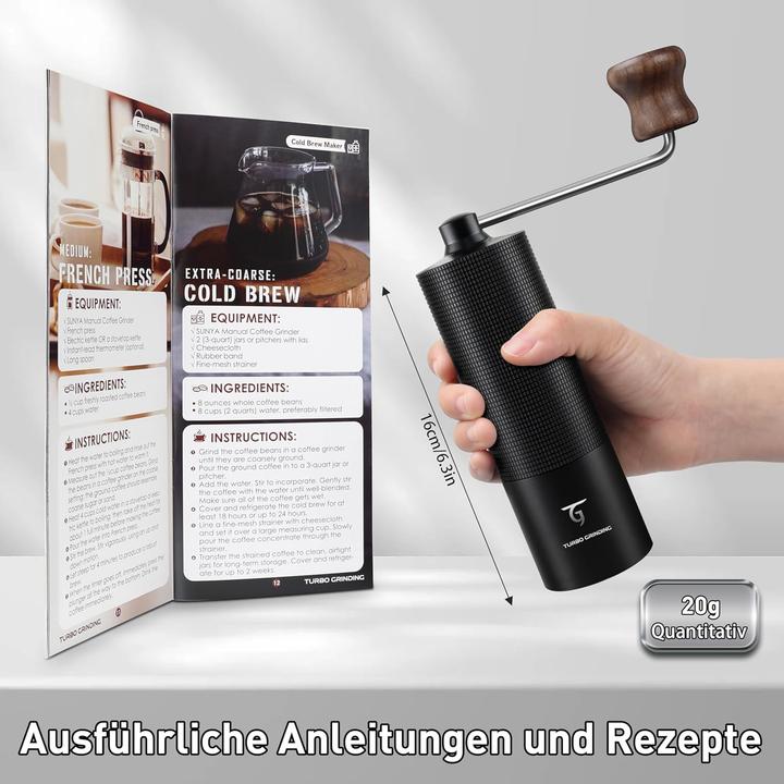 Produktbild Sunya Manuelle Kaffeemühle mit Kegelmahlwerk (MCG-02)