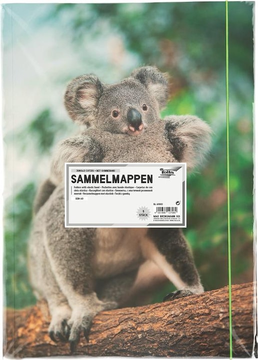 Produktbild Folia Zeichnungsmappe BASIC "Jungle Cuties", Karton, DIN A3 (A3)