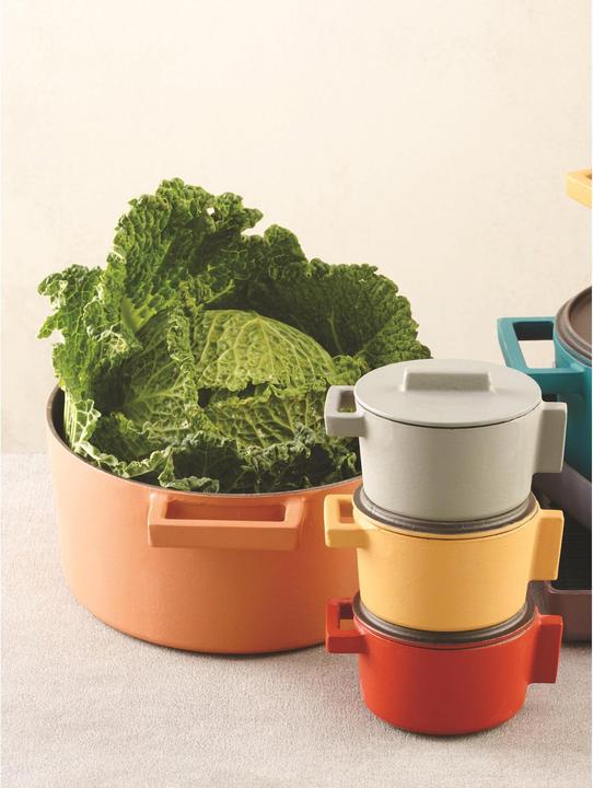 Produktbild Sambonet Bräter Terra Cotta Cotto Curry, 24.5 cm (24 cm, Bräter + Schmortopf, Gusseisen)