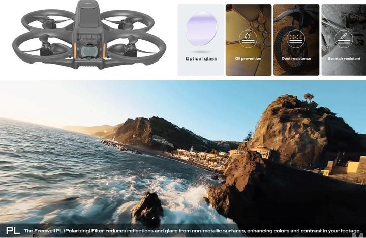 Immagine prodotto Freewell Filtro polarizzatore PL (Filtri per droni, DJI Avata 2)