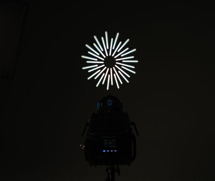 Produktbild Nanlux Gobo Set 1 zu NL Mount Projektionsaufsatz