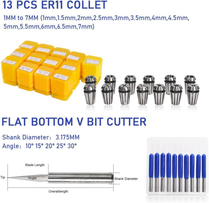 Actual product image CNC Bürstenloser Spindelmotor Kit