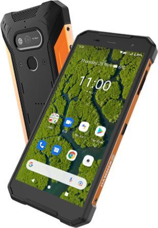 Actual product image Hammer Explorer Plus Eco (64 GB, Black / Orange, 5.72", Single SIM, 4G)